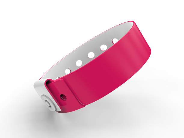 istock Blank Security Wristband Tag For Your Event And Parties. 3d render illustration. 1150520827