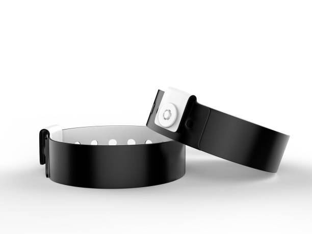 istock Blank Security Wristband Tag For Your Event And Parties. 3d render illustration. 1150520886
