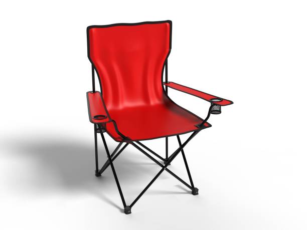 istock Blank Folding Camping Chair For Branding. 3d render illustration. 1150521017