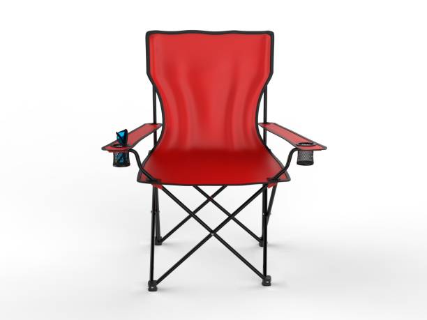 istock Blank Folding Camping Chair For Branding. 3d render illustration. 1150521019