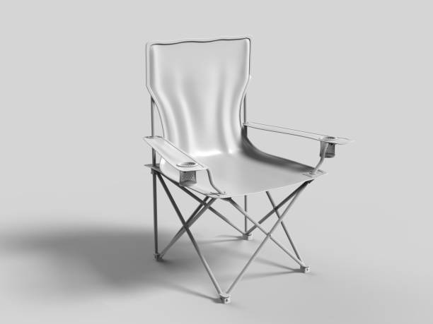 istock Blank Folding Camping Chair For Branding. 3d render illustration. 1150521027