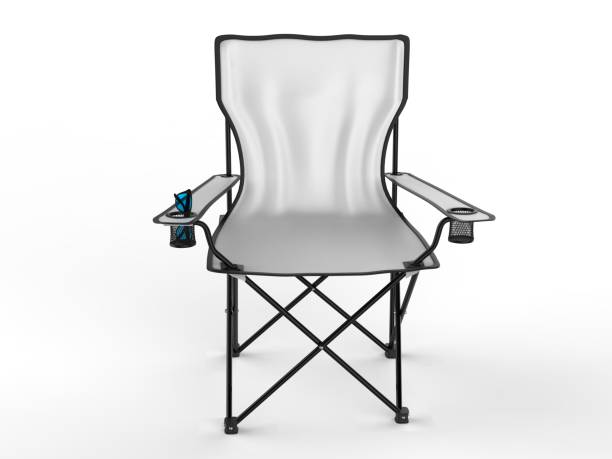 istock Blank Folding Camping Chair For Branding. 3d render illustration. 1150521048