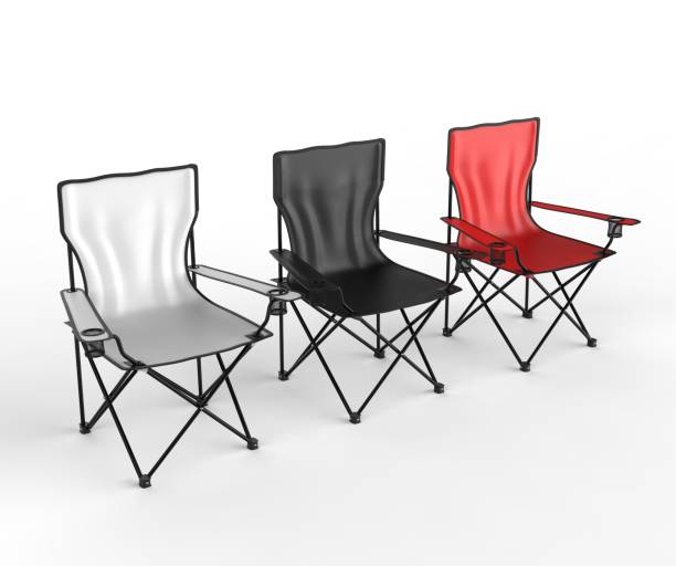 istock Blank Folding Camping Chair For Branding. 3d render illustration. 1150521064