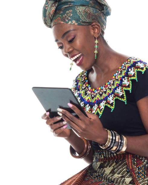 istock Profile view of African female 1150521188
