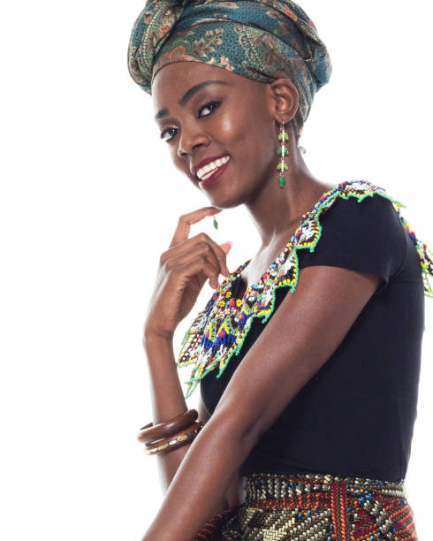 istock Profile view of African female 1150521249