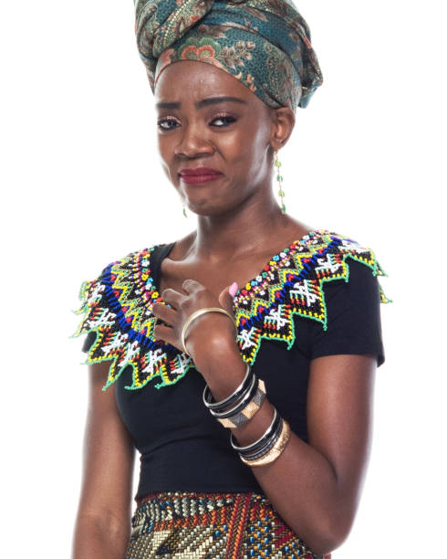 istock Profile view of African female 1150521359