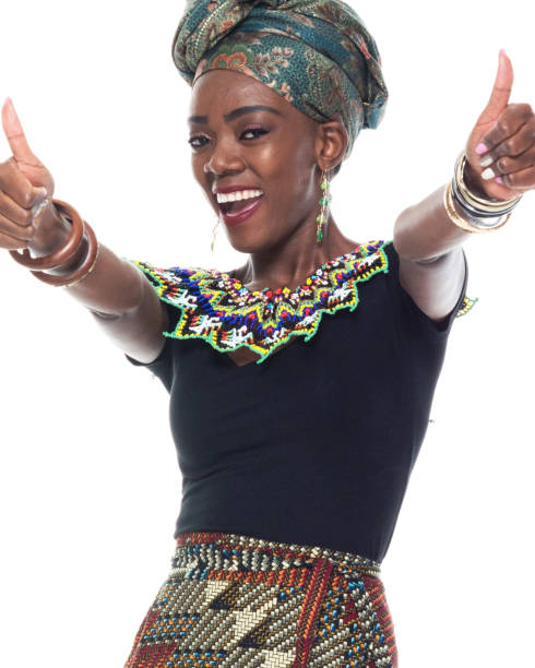 istock Profile view of African female 1150521450