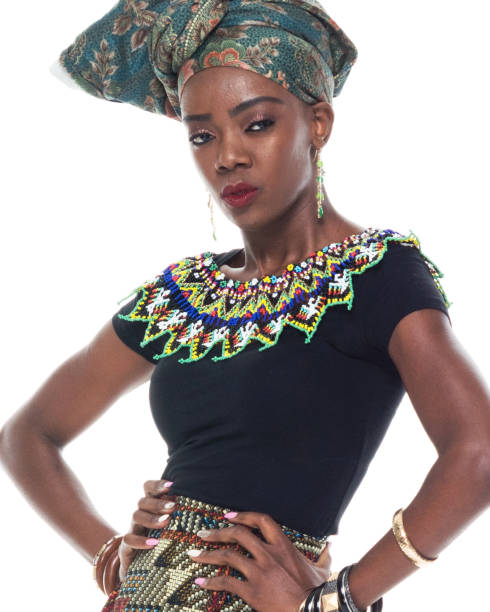 istock Profile view of African female 1150521569