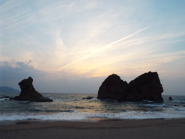 istock Kyushu Miyazaki Nichinan Ume seaside drone 1150521675