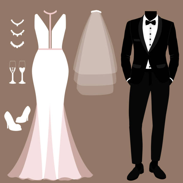 330+ Black Wedding Dresses Cartoon Stock Photos, Pictures & Royalty ...