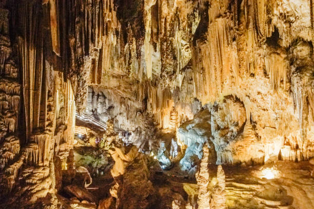 Caves of Nerja This is the inside of the caves at Nerja, Costa Del Sol, Spain nerja caves stock pictures, royalty-free photos & images