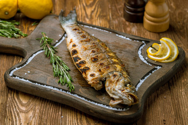 istock Fried sea bass 1150528468