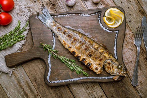 istock Fried sea bass 1150528787