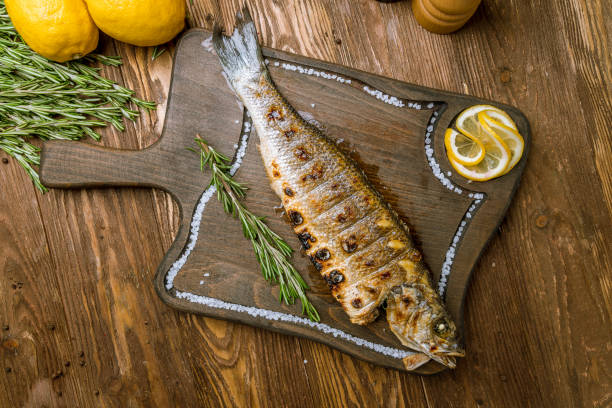 istock Fried sea bass 1150530031