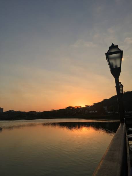 istock Sunset at Barigui Park (Barigui Park) in Curitiba, PR 1150530498