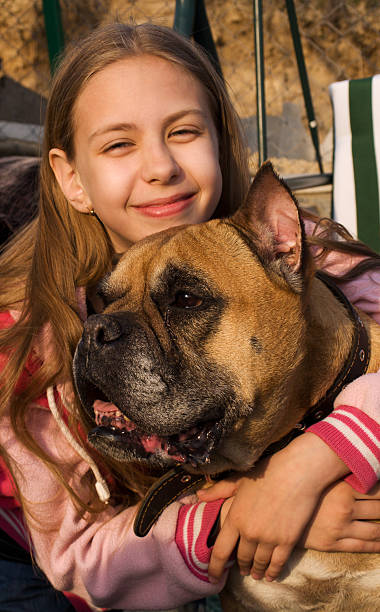istock Girl and dog 115053137