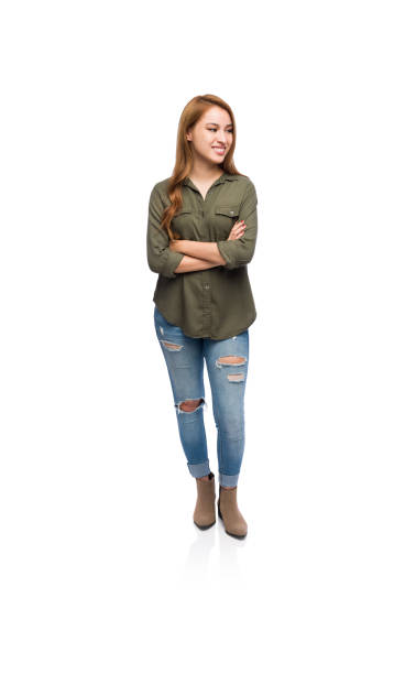istock Young woman with arms crossed 1150531967
