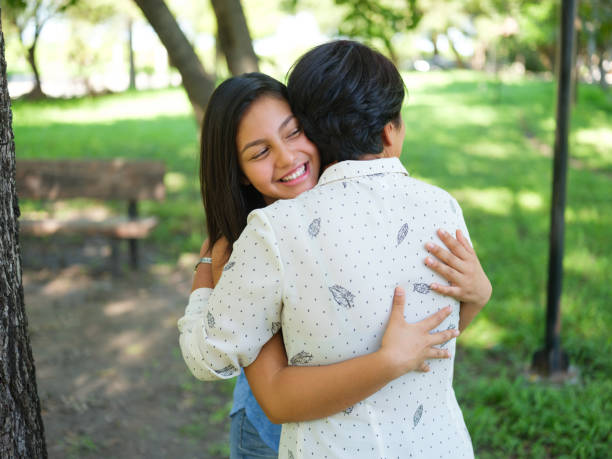 istock Happy daughter hugging her mother 1150532963