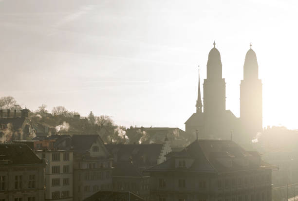 Evening in Zurich, Switzerland
