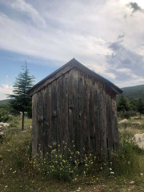 istock Wooden house 1150536480