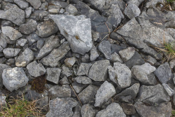 istock Rocks stones gravel pattern texture, raw land 1150539932