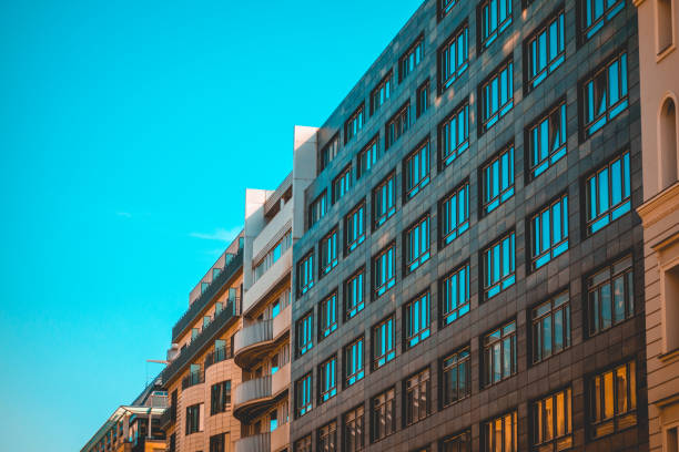 istock some darken office buildings with copy space sky 1150540606