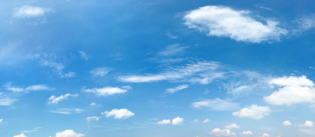 blue sky with clouds (140 Megapixel) high resolution XXXL