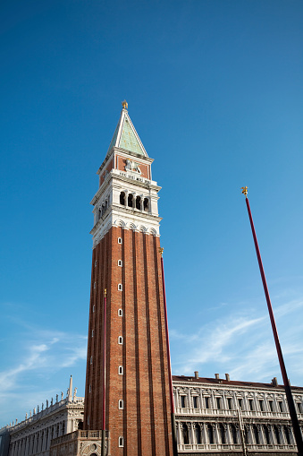 Panoramic view of San Marco square in Venice, Italy