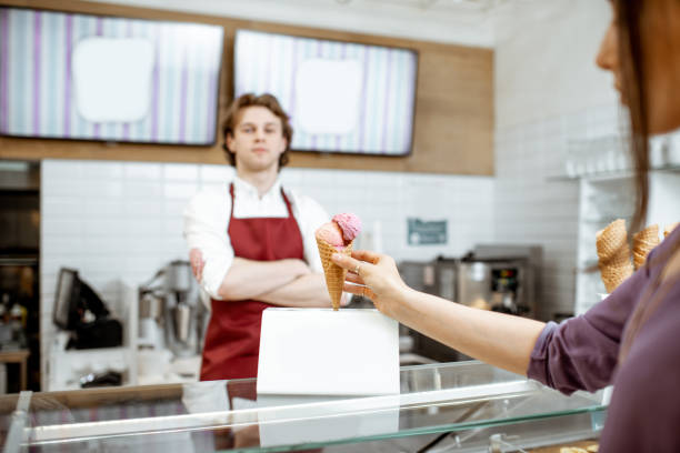 istock Buying ice cream in the shop 1150561796