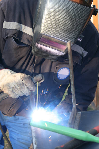 istock Welder welding a metal part 1150563272