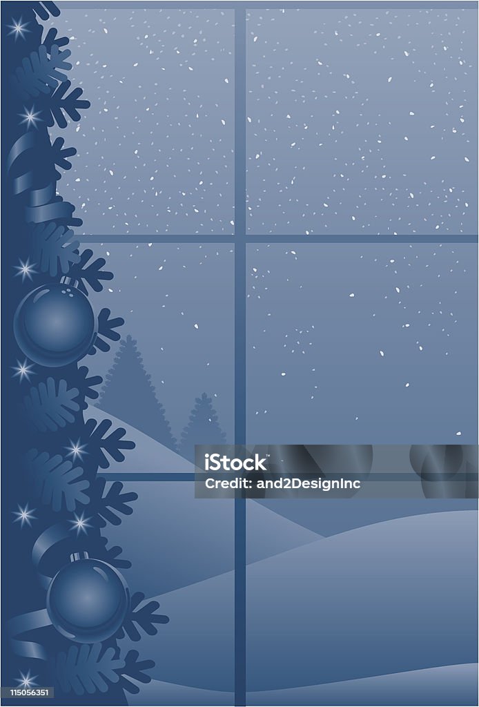 Blue Christmas tle - Grafika wektorowa royalty-free (Bez ludzi)