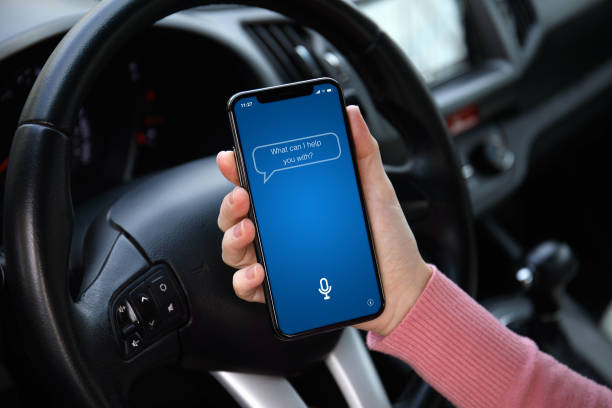 istock women hand holding phone with app personal assistant on screen 1150567121