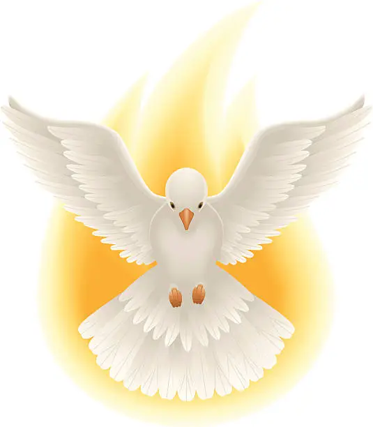 Vector illustration of Holy Spirit art