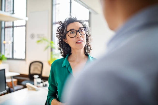 istock Business people talking in office 1150572048