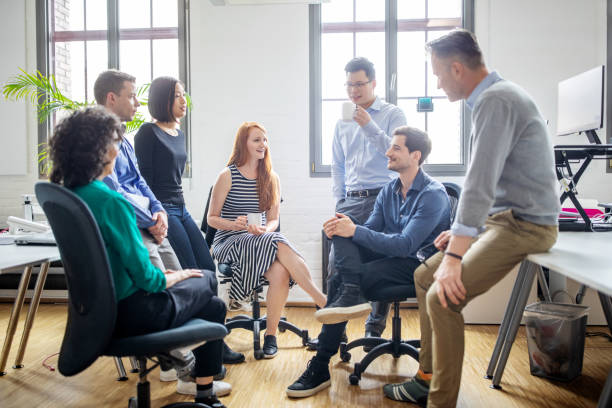 istock Diverse business group having a meeting 1150572109