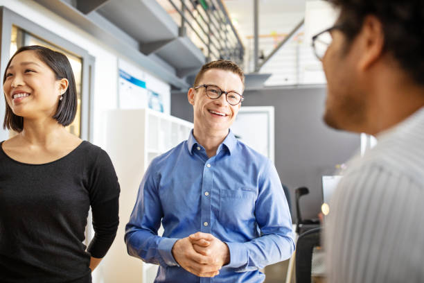 istock Manager discussing with his team in office 1150572133