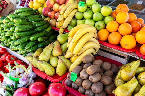 istock Fresh organic vegetables and fruits 1150573136