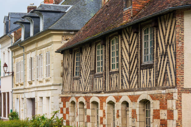 istock Old half-timbered house, typical french Normandy style 1150573901