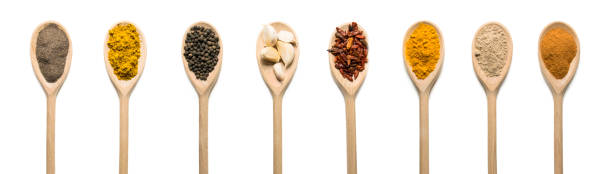 istock Wooden Spoon filled with various spices 1150577974