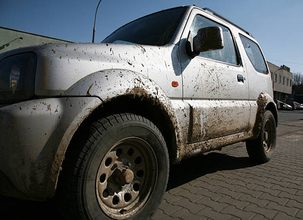 offroad, 클리핑 경로를 - sports utility vehicle 4x4 car mud 뉴스 사진 이미지