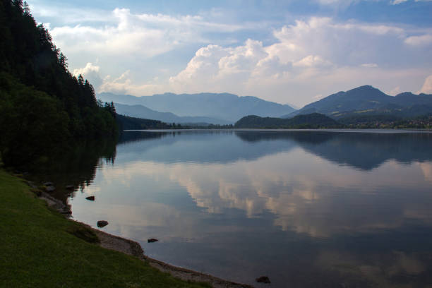 Beautiful Mountain Lake in the Austrian Alps.