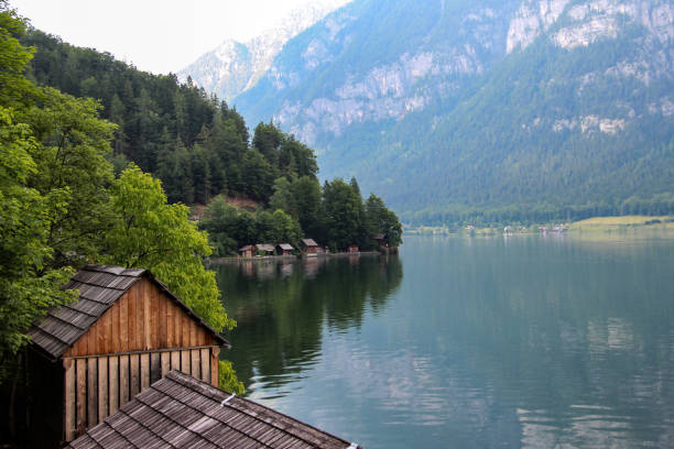 istock Beautiful Mountain Lake in the Austrian Alps 1150580371