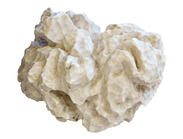 istock natural nugget alabaster isolated on white background 1150582277