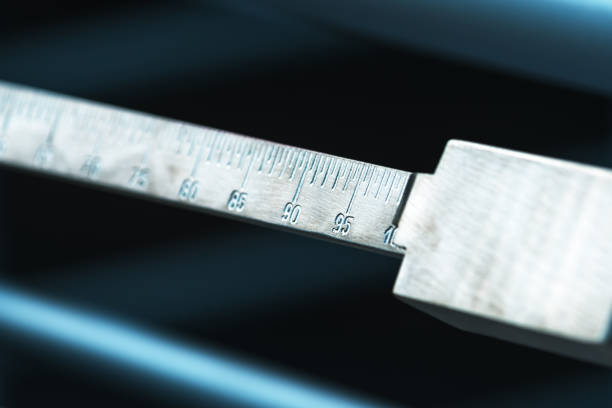 istock Industrial weigh scale detail 1150584123