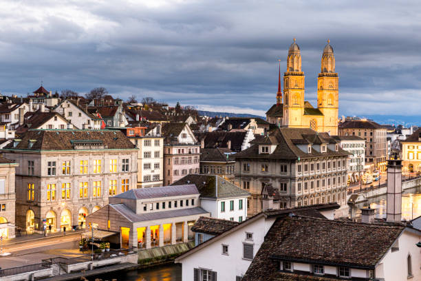 istock Evening in Zurich, Switzerland 1150585792
