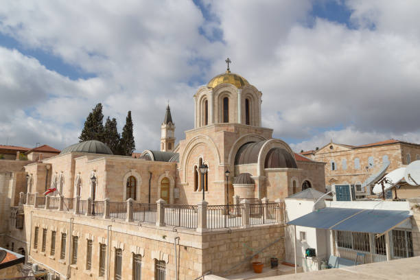 The historical Dormition Abby in Jerusalem, Israel on Mt. Zion.  