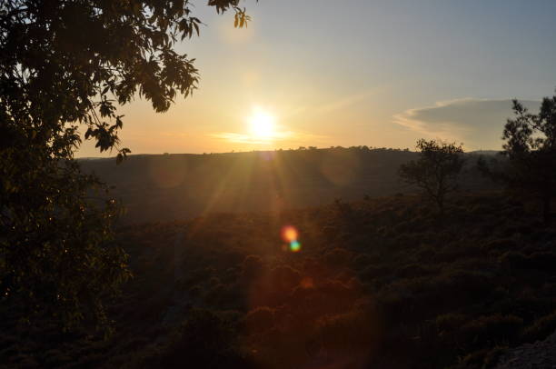istock The beautiful landscape blue sky with sun 1150592993