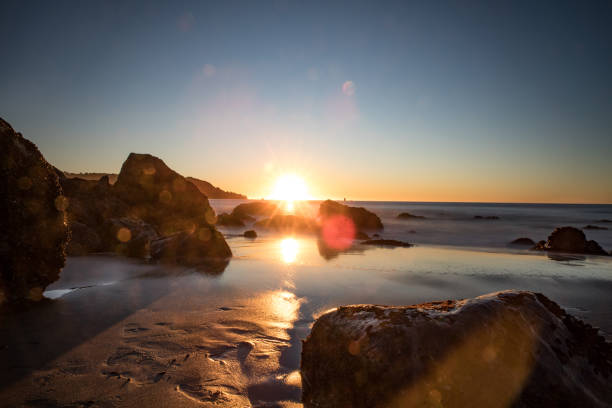 istock Golden hour at the beach 1150594144