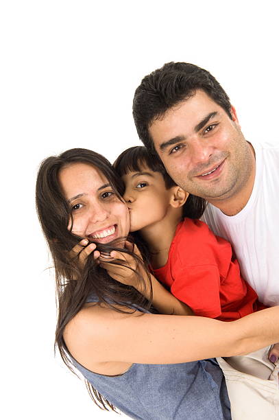 istock Father Mother and Son 115060089