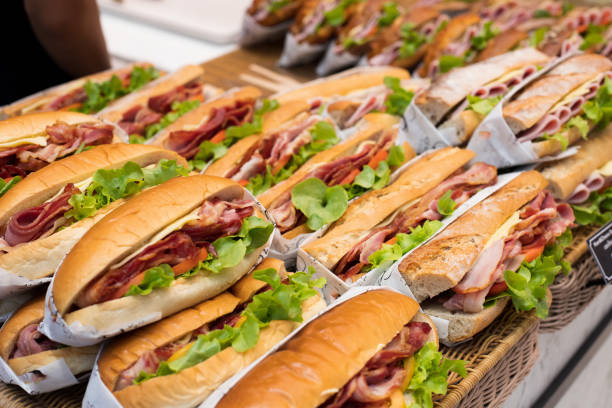 istock Club Sandwich with chicken beacon ham, Egg Salad 1150613703